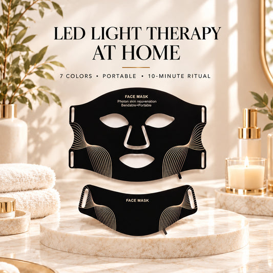 Lumivessence™ Silhouette | 7-Color Flexible LED Face & Neck Mask