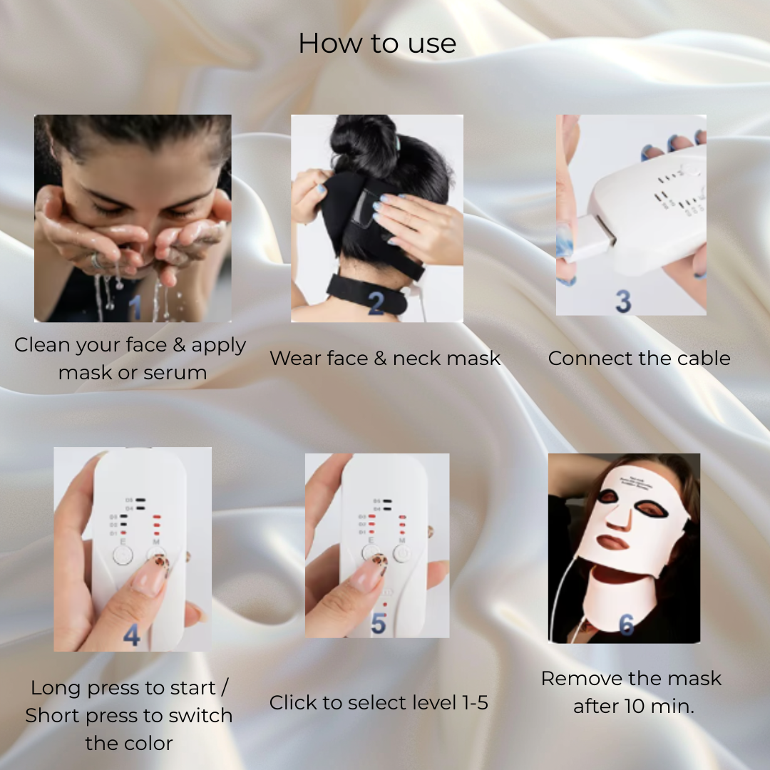 Lumivessence™ Silhouette | 7-Color Flexible LED Face & Neck Mask